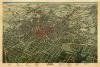 Atlanta Birds Eye View Map 1892